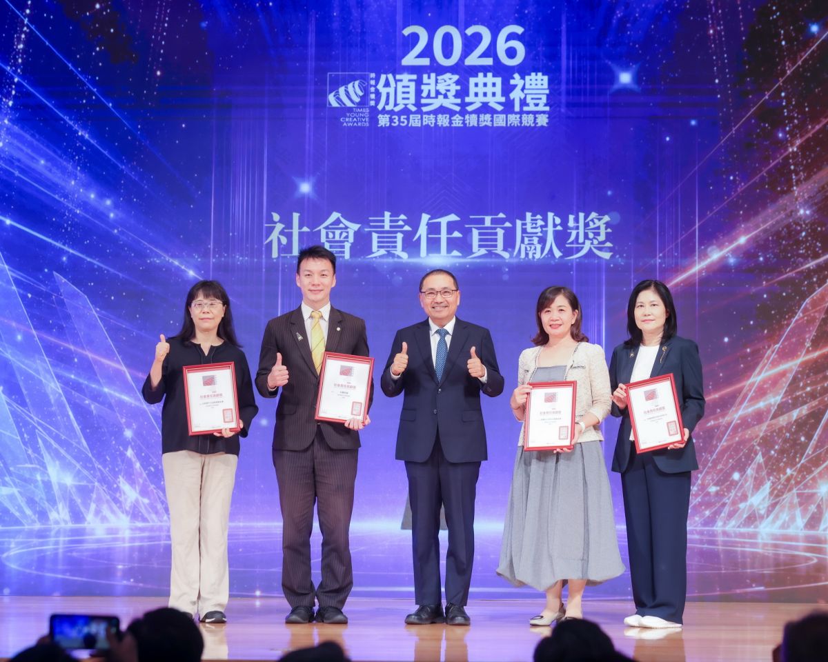 侯友宜勉青年勇敢破局　金犢獎11萬件...