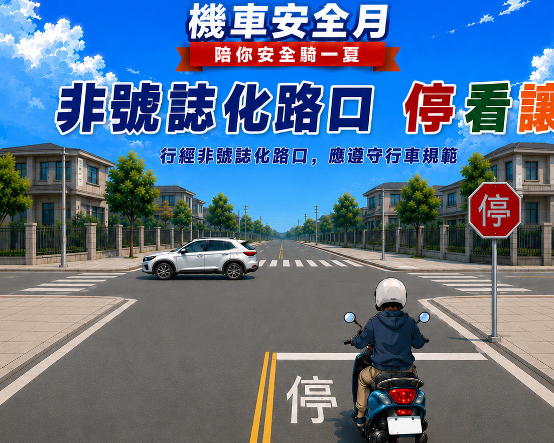 新北機車安全月開跑　陪你安全騎一夏平...