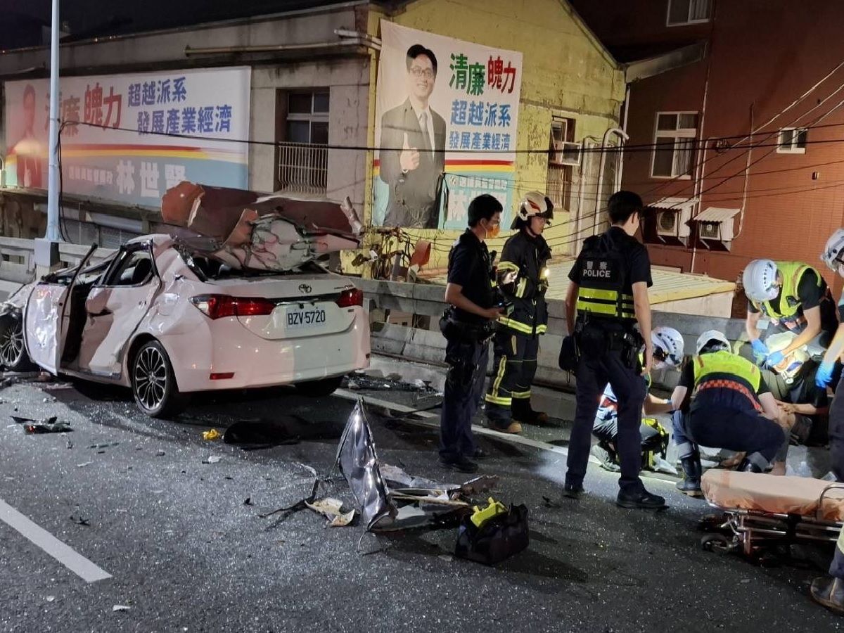 彰化市連環車禍2死2傷　新婚夫妻天人永隔