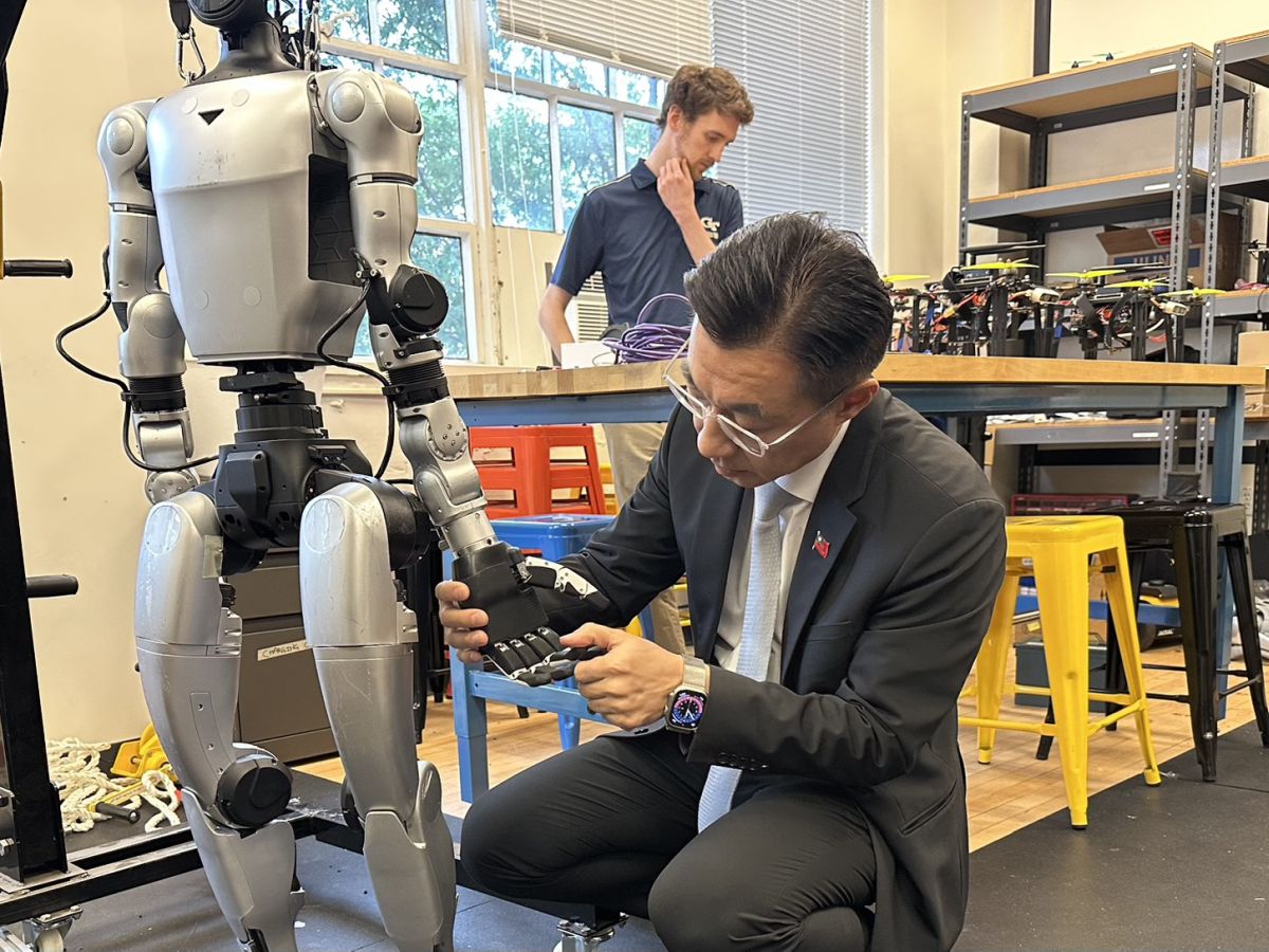 江啟臣受邀赴美訪喬治亞理工學院　帶回AI 機器人與農業科技新火花