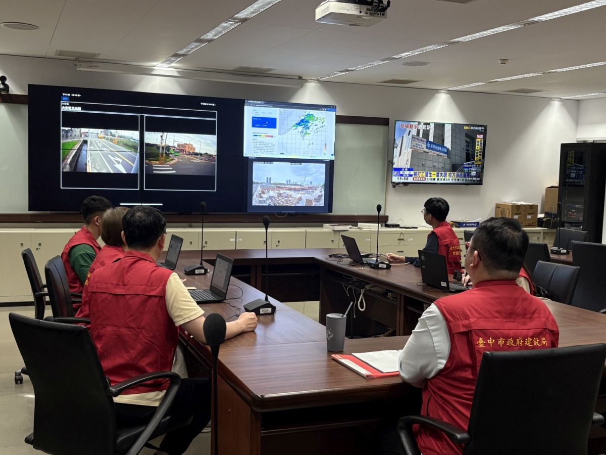 梅雨鋒面來襲、防汛戒備升級　中市建設...