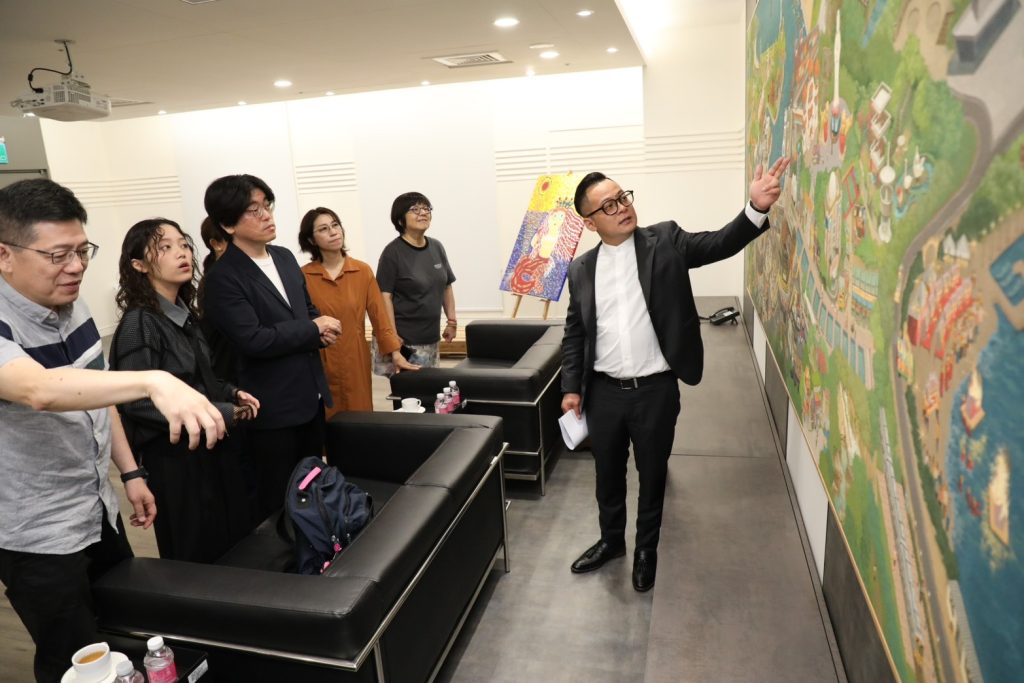 「我聽見你」基隆取景 議長接見大江崇允團隊