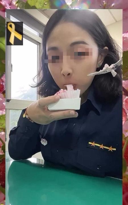 桃園女警「長輩」放桌上吃大福悼念鄭詠...