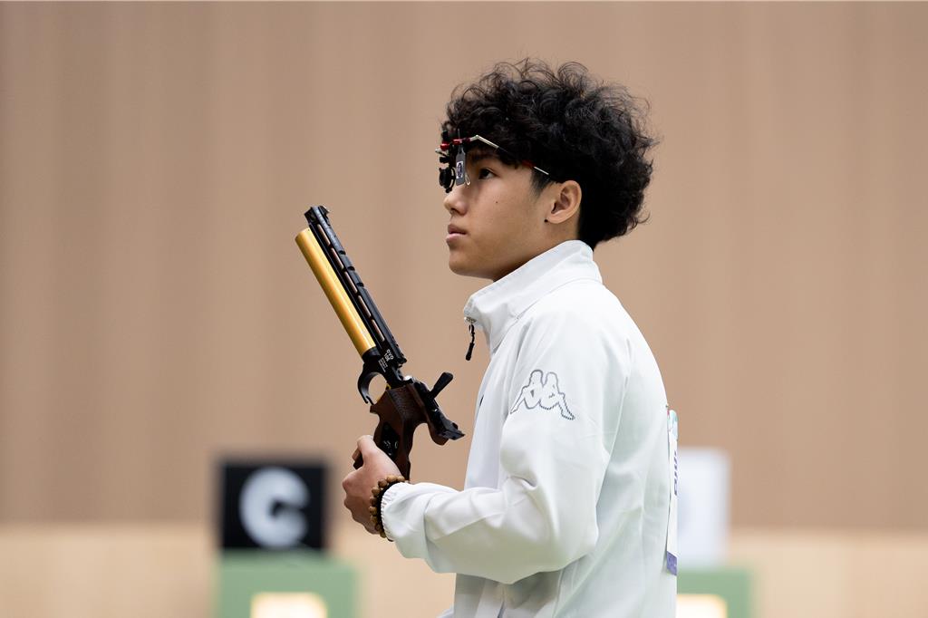 全障運男子射擊10公尺空氣手槍 許明睿三連霸拚上亞、奧運