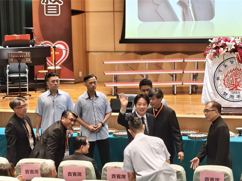 台灣長老教會年會登場 賴清德盼持續支...