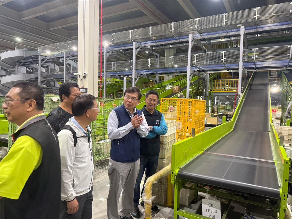 郵政物流園區北台灣郵件作業中心 本周步入正軌