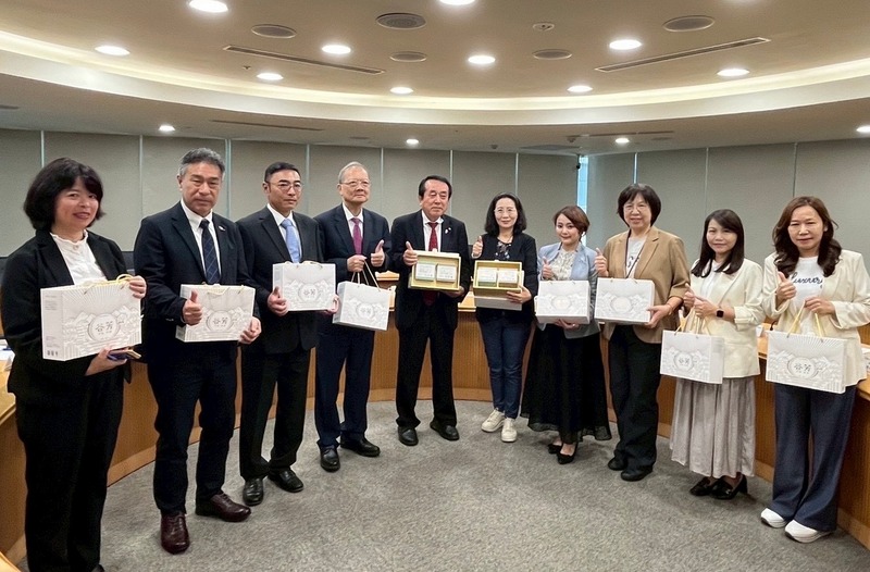 日本宮崎台灣交流代表團訪新北市府 (圖)
