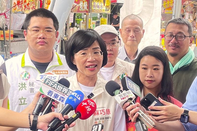新北市長選舉　蘇巧慧：君子之爭 (圖)