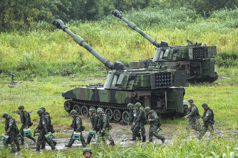 陸軍重砲射擊訓練完成　官兵撤離 (圖...