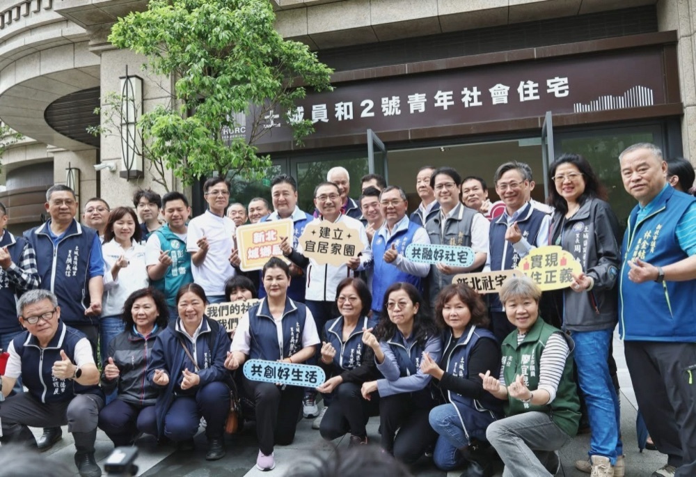 侯友宜視察員和2號社宅　林金結力促公設整合落實一站式服務
