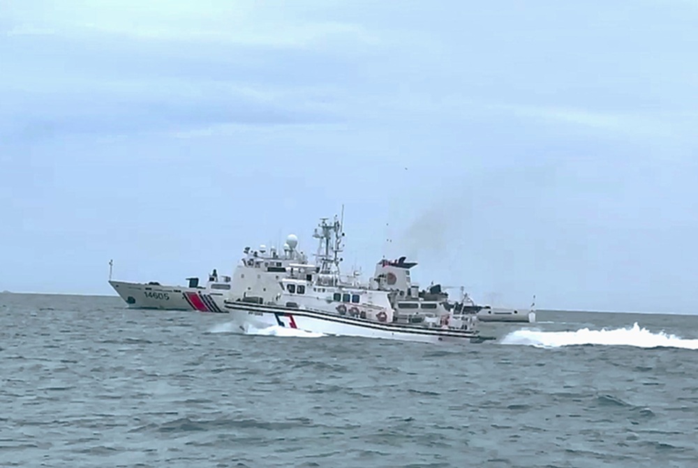 海巡署譴責騷擾行動　4中國海警船侵擾金門水域