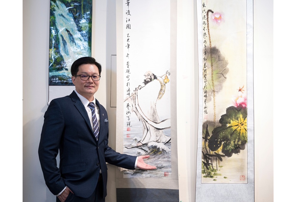 台灣藝術家揚名日本福岡國際書畫展　徐...