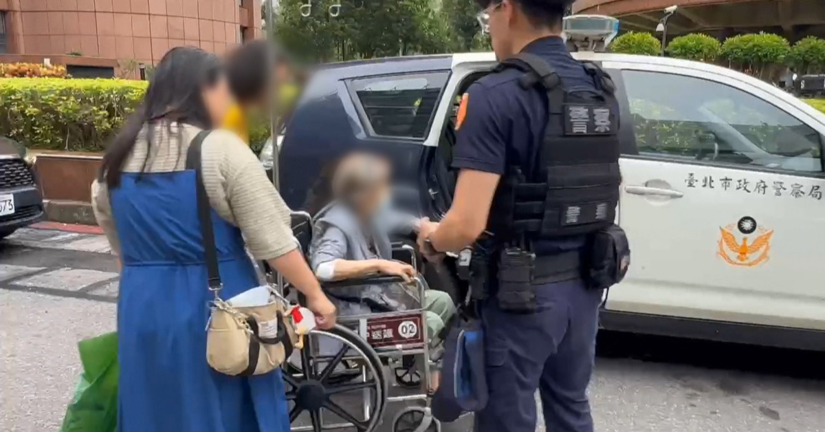 獨家／買菜返家被巨型招牌砸傷 九旬婦：輪椅壞、人倒地