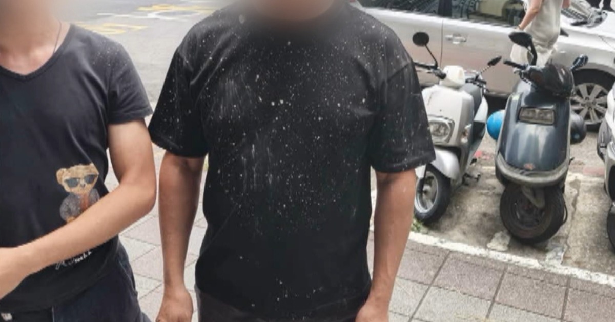 獨家／畫面曝！水泥灌漿疑「爆管」噴濺...