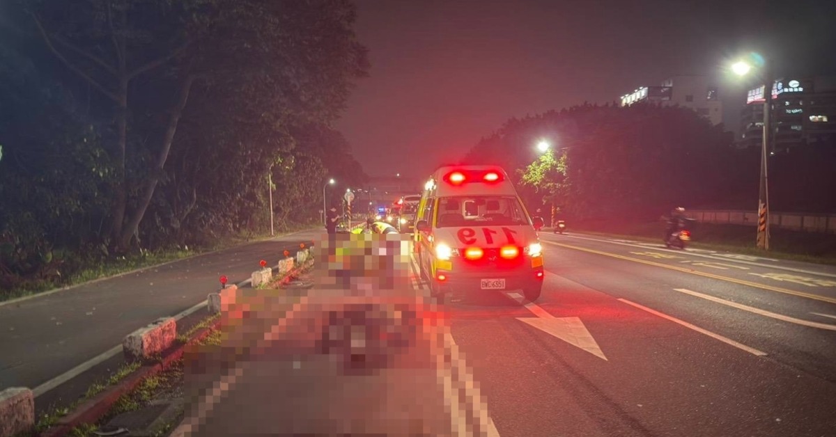 新／新莊死亡車禍！女騎士載姊自摔 遭後車追撞1死1傷