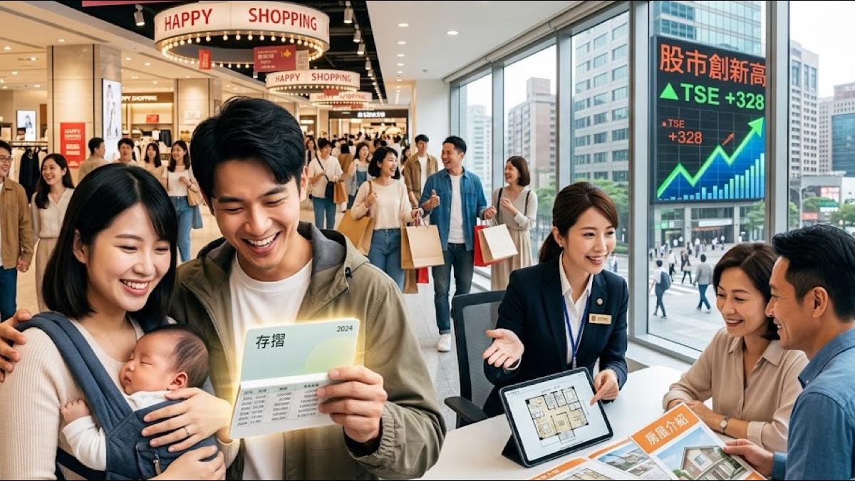 台灣的黃金五年來了？總經學家揭5大原因：可能會開始生孩