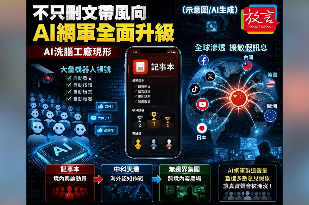 不只刪文帶風向！資安人士揭中共網軍升...