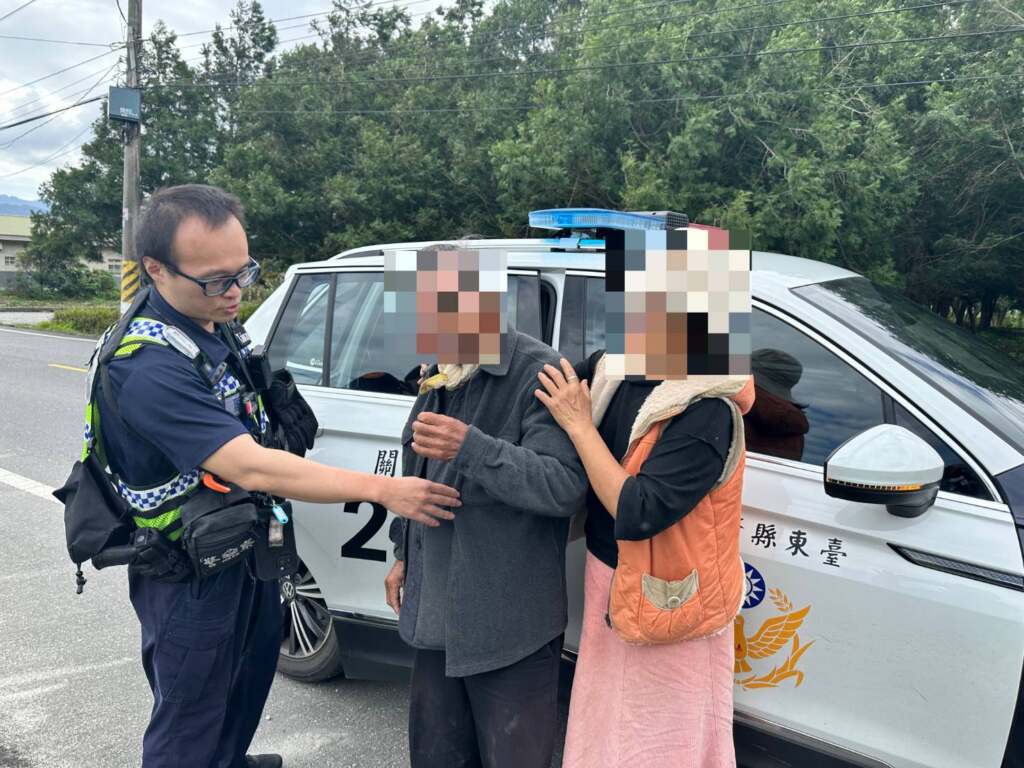 鹿野失智翁迷途「巡田水」　關山警細心搜尋助平安返家