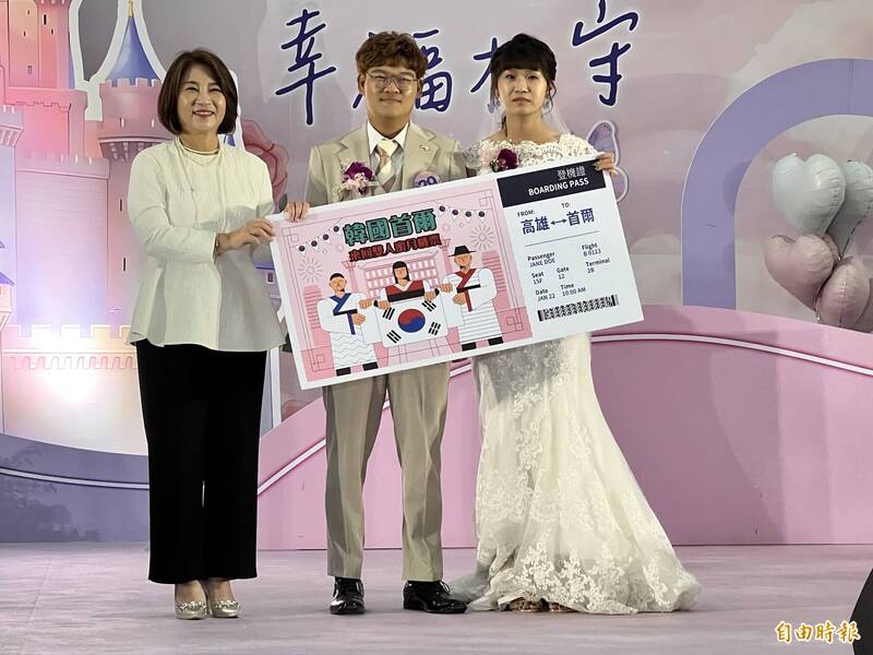 屏東集團婚禮今登場 新人抽中東京、首...