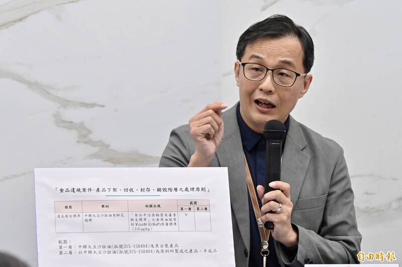 18項問題油已回收逾17公噸 食藥署...
