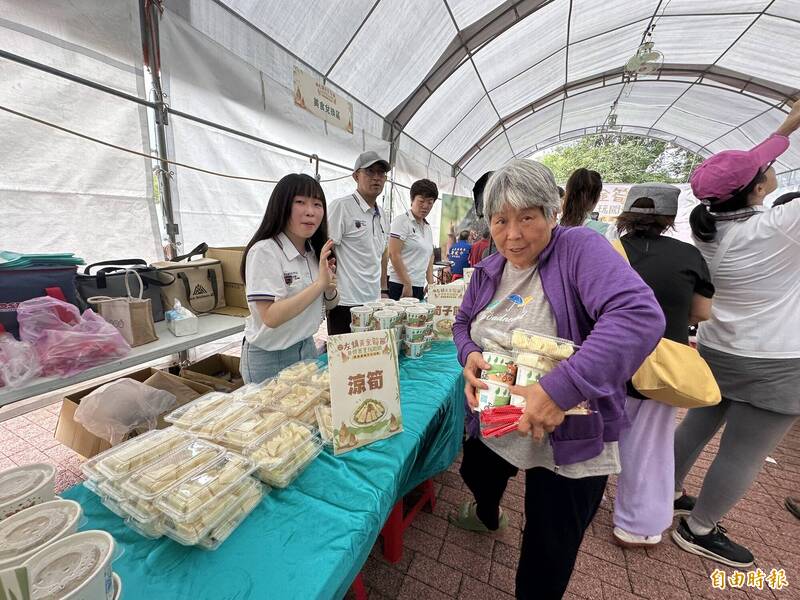 台南左鎮黃金筍節 闖關、千份免費美食吸人氣