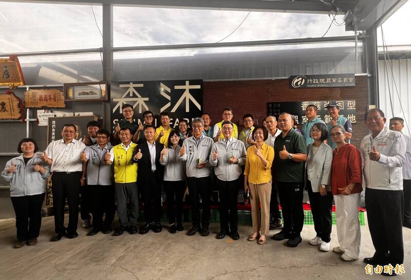 台中新社參訪香菇栽培場 卓榮泰:台灣...