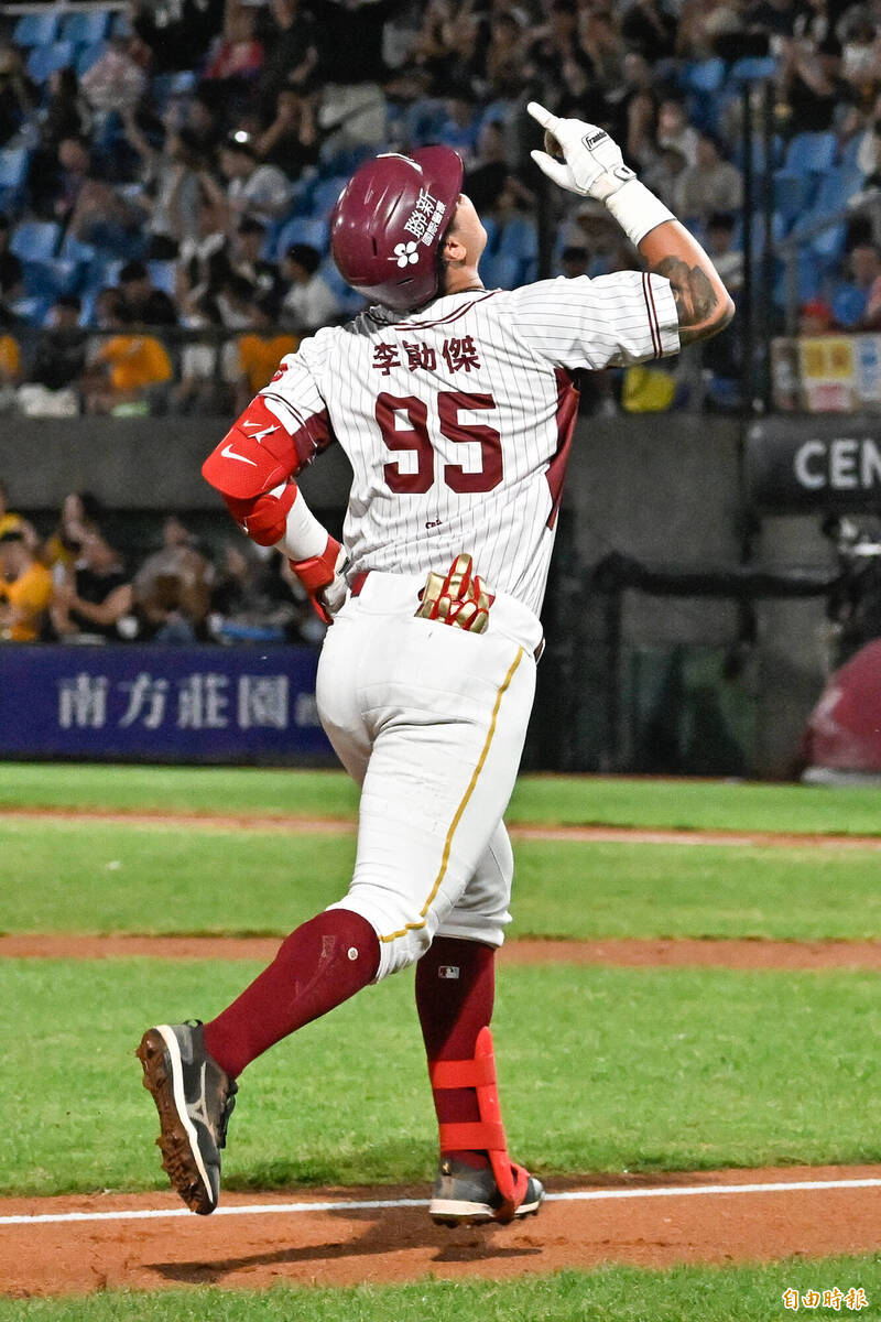 中職》樂天得分超過上週總和、本季單場新高！李勛傑雙響砲轟兄弟