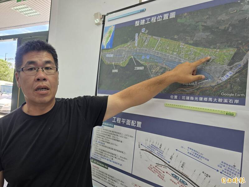馬太鞍溪北岸蓋第二防線 農民抗議：災後配合復耕卻被犧牲