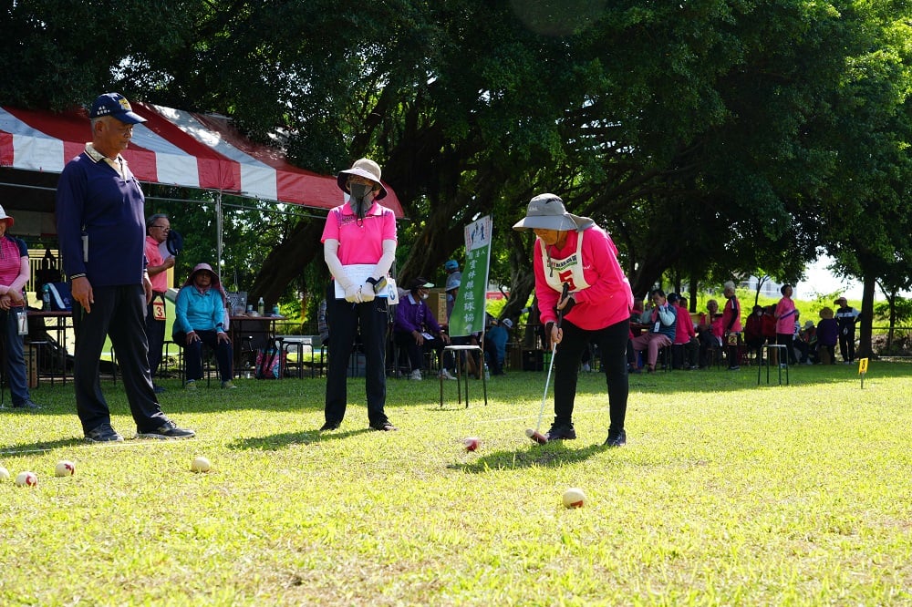 四湖運動公園槌球賽熱鬧開打　雲林推廣...
