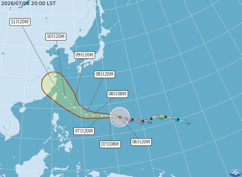 週五有望颱風假？強颱巴威躲不掉了　北...