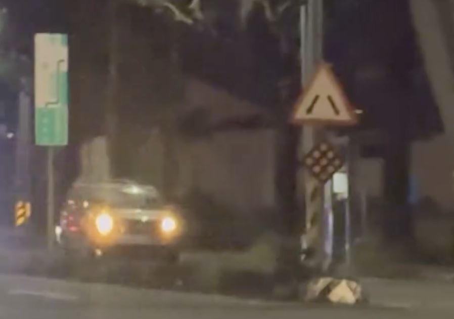猶如電影場景！台中休旅車拒檢逃逸「逆...