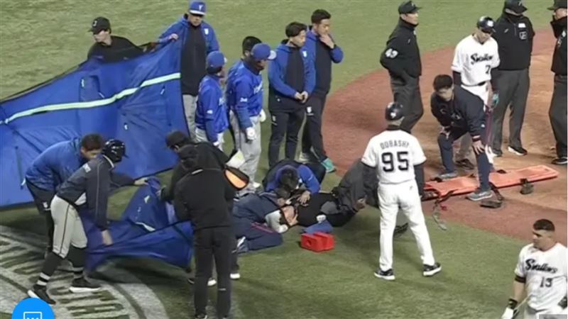 奪命飛棒擊頭重傷！日職主審搶命53天...