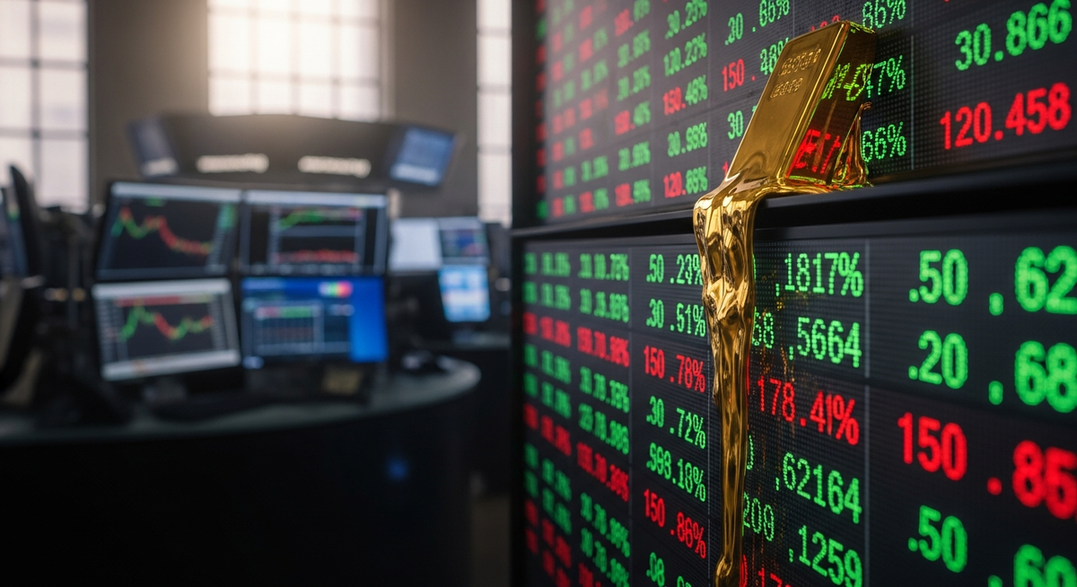 金銀ETF盤中下挫逾5% 美元升勢與...