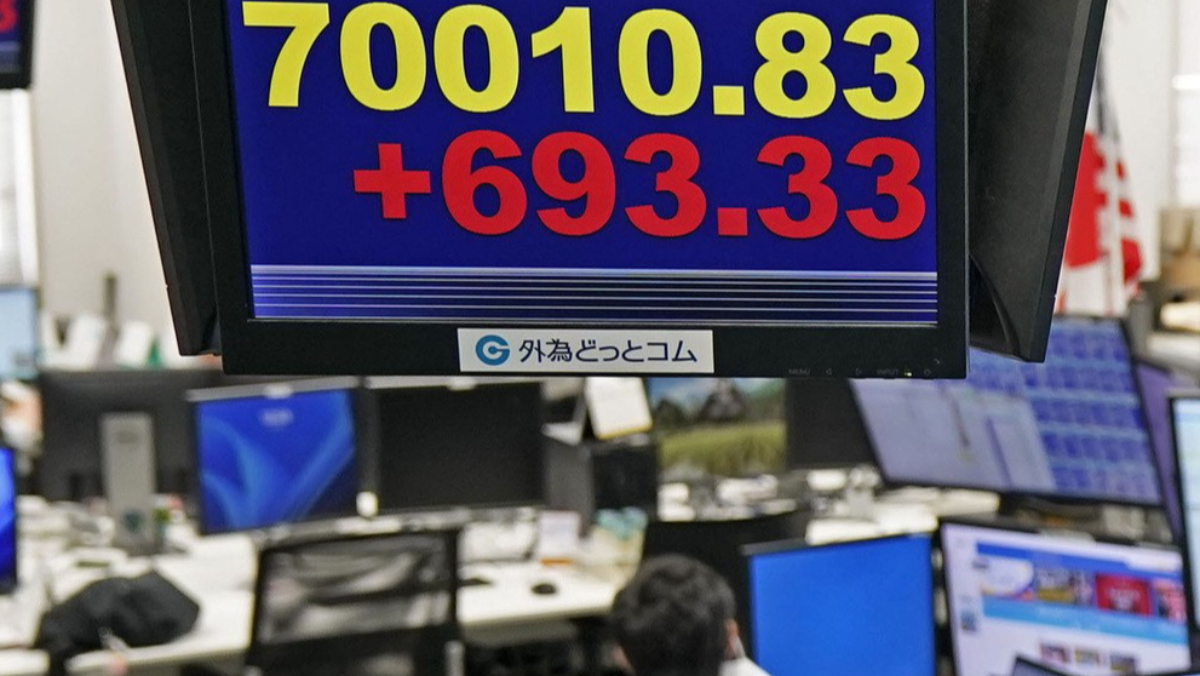 日本央行升息市場吃定心丸　日股盤中破7萬點、收盤亦創新高