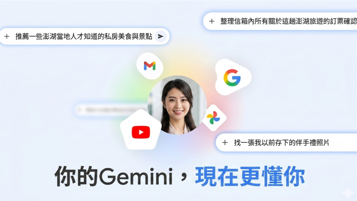 Google宣布在台推出Gemini...