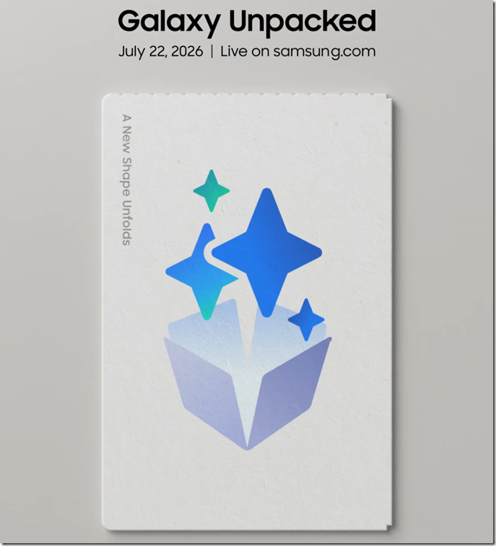 三星 Galaxy Unpacked...