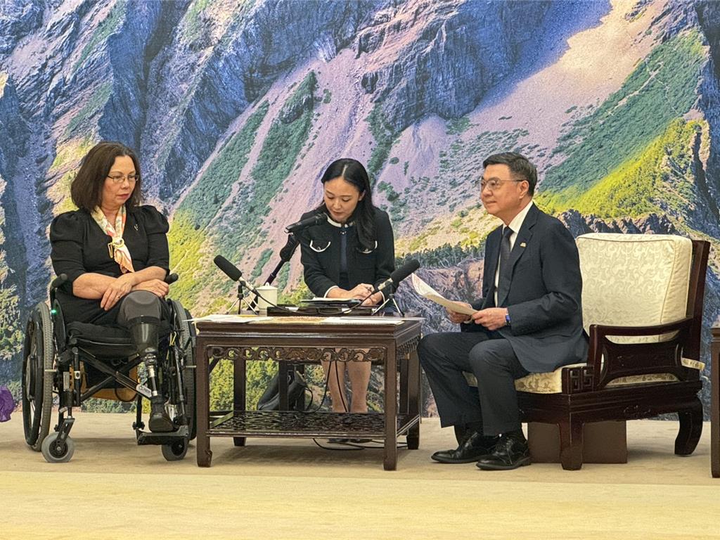 接見美國參議員 卓榮泰突點名中國領導...