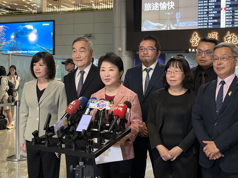盧秀燕啟程出訪歐洲3國（1） (圖)