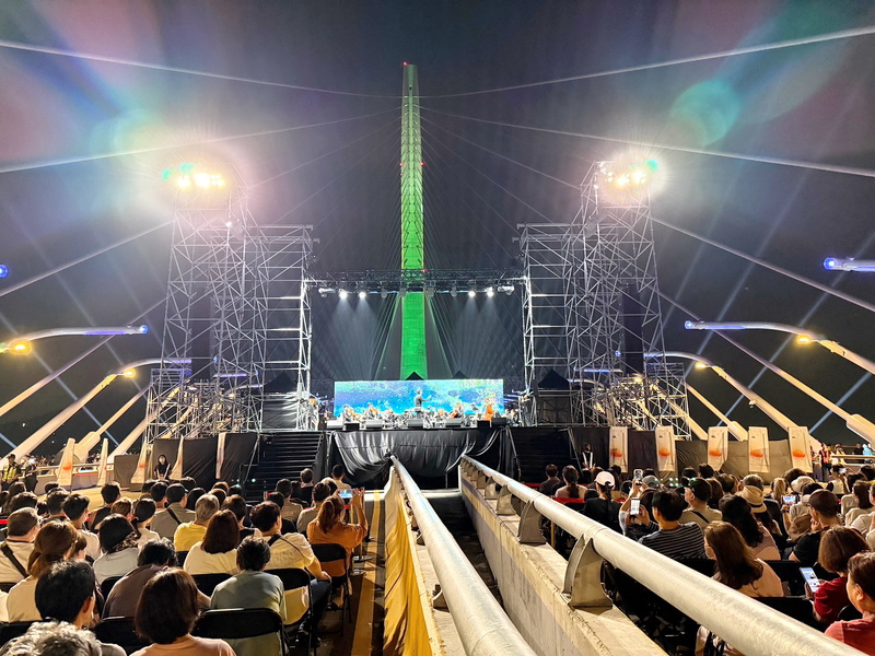 跨越淡水星空音樂會　淡江大橋登場（3...