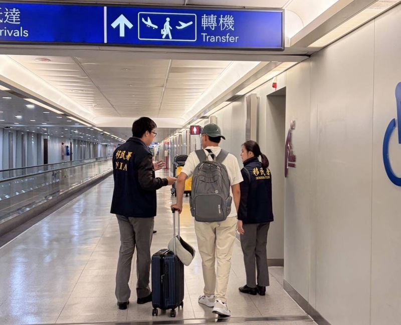 中東籍男子持假護照來台欲轉機　查獲後遣返 (圖)
