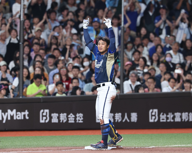 林書逸轉戰悍將首升一軍　關鍵三壘打奪MVP (圖)