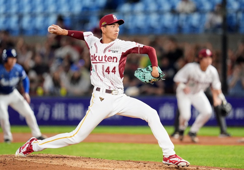 桃猿曾家輝5局好投　不習慣PitchCom (圖)