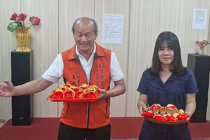 台南永康武龍宮獲賴總統贈匾　4/10送紀念幣 (圖)