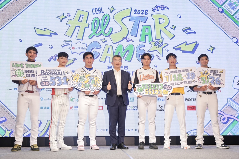 中職明星賽大巨蛋登場　6隊球星宣傳（2） (圖)
