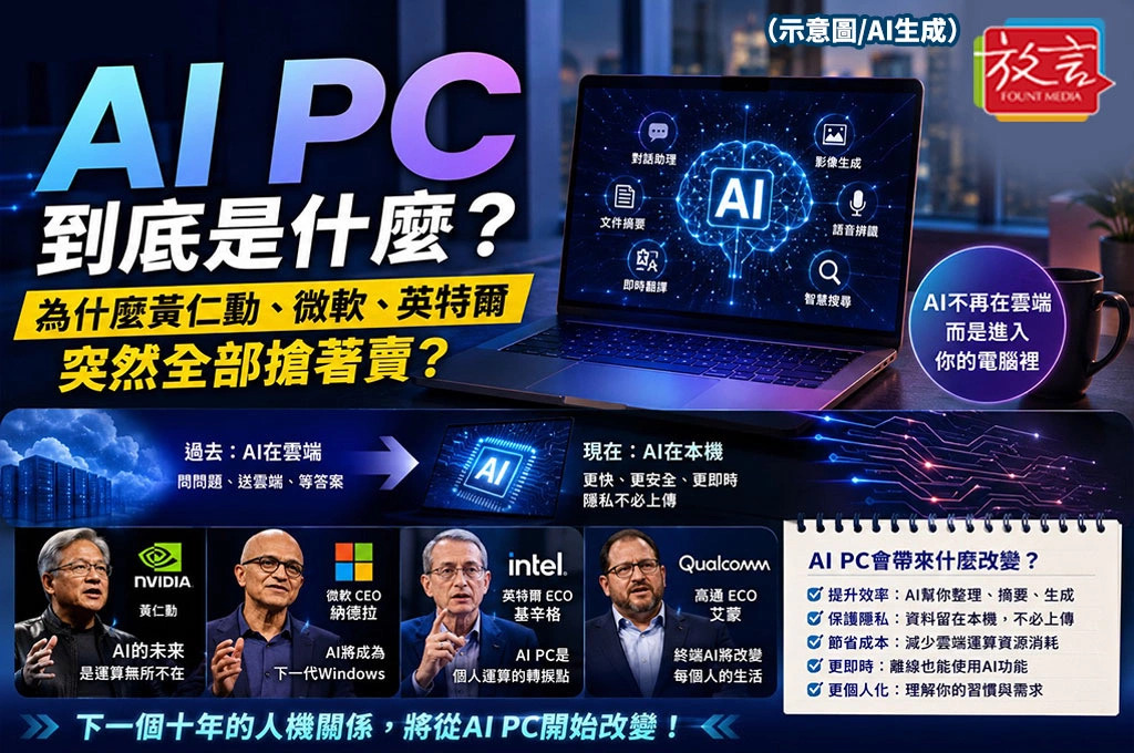 《放．專題》 AI PC到底是什麼？...