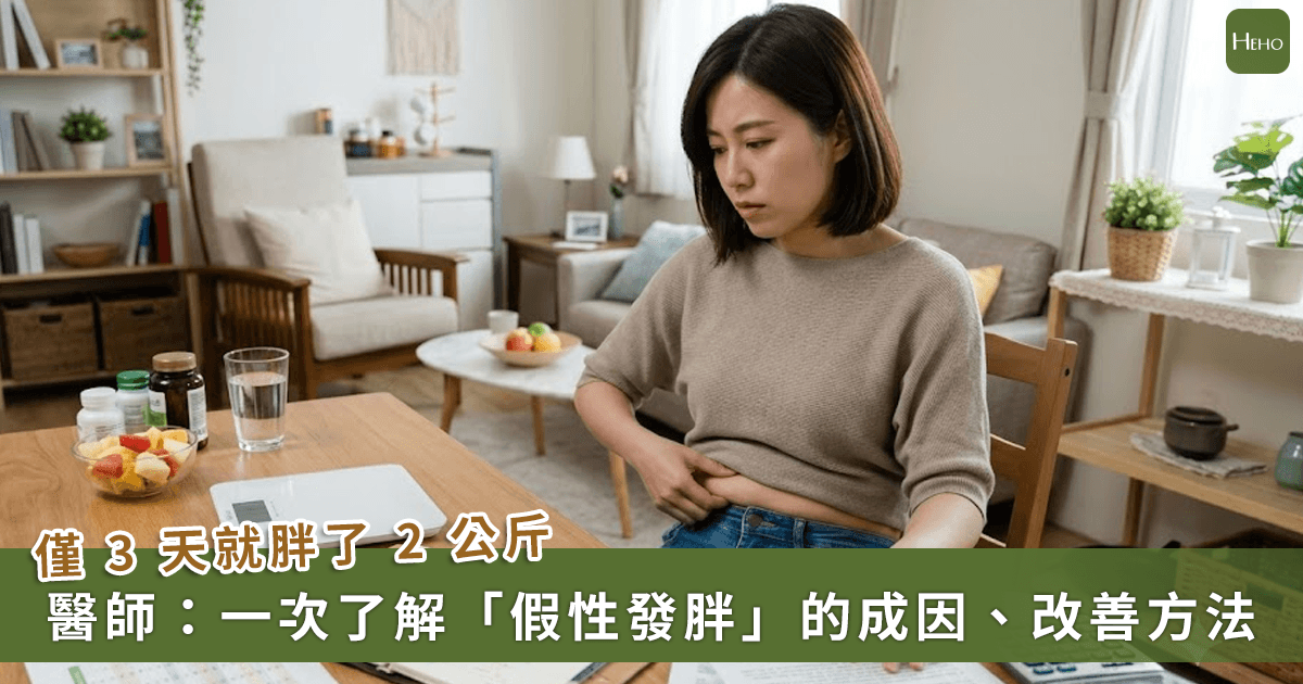 3 天胖 2 公斤是脂肪累積嗎？醫揭...