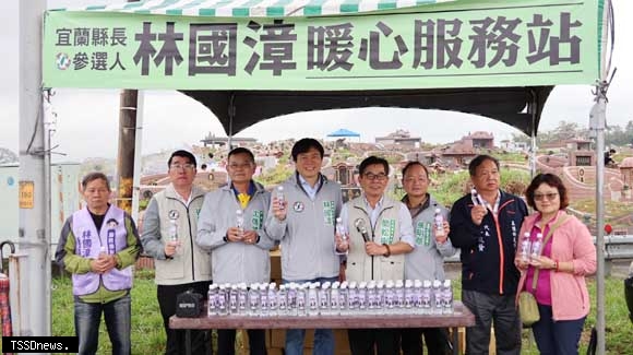 清明祭祖 林國漳團隊宜蘭14處公墓設...